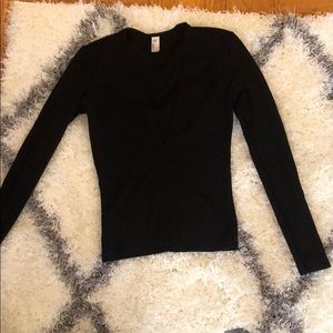 American Apparel deep v neck top